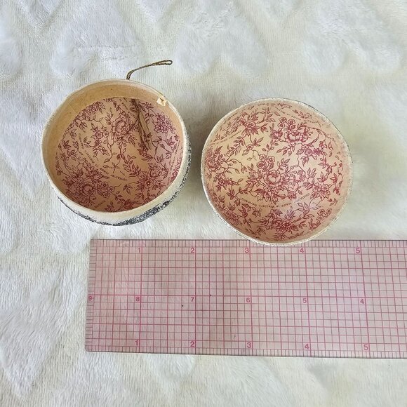 Paper Mache Christmas Ornament W. Germany - Picture 6 of 8